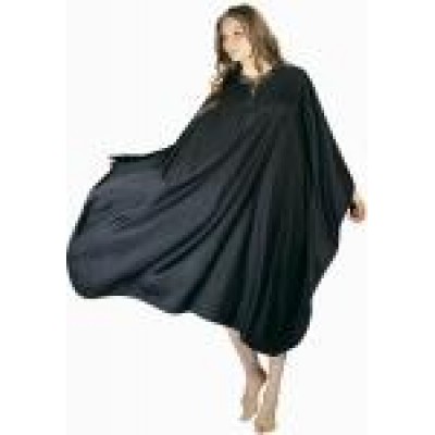 Пеньюар для стрижки черный DEWAL ,130x148 см.DEWAL  AA22Black