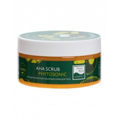Антицеллюлитный сахарный скраб для тела "AHA Scrub Phytosoniс" Beauty Style, 200 мл