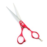 Парикмахерские ножницы DEWAL прямые 5,5", красные.DEWAL  M31955-RD