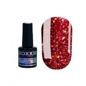Гель лак Oxxi Star Gel №001 ( гранатовый красный , с блёстками и слюдой) , 8 мл