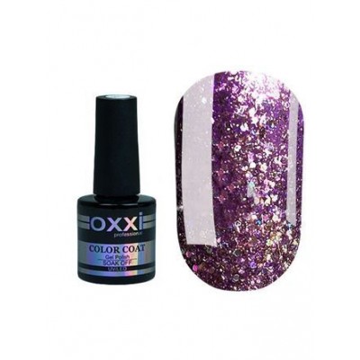 Гель лак Oxxi Star Gel №005 (Сиреневый , с блестками и слюдой ) , 8 мл