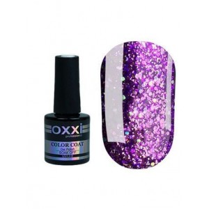 Гель лак Oxxi Star Gel №006 (фиолетовый , с блестками и слюдой ) , 8 мл