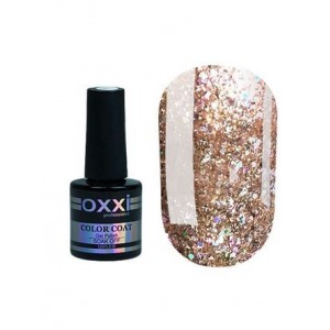 Гель лак Oxxi Star Gel №009 (Светлый золотисто-коричневый , с блестками и слюдой ), 8 мл